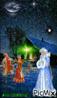 nuit d'hiver - Ingyenes animált GIF