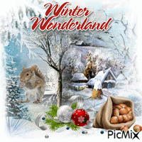 Winter Wonderland animerad GIF