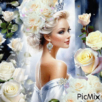 Portrait of a bride-contest animovaný GIF