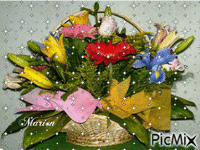 flores para ti - Ingyenes animált GIF