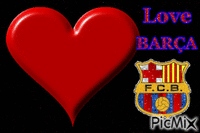 love barça - Gratis animerad GIF