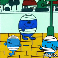 Mr Bump - GIF animado grátis