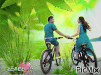 A bicyclette animovaný GIF