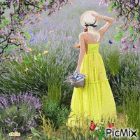 lovely flowers - GIF animé gratuit