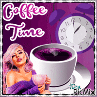 Coffe Time mur GIF animado