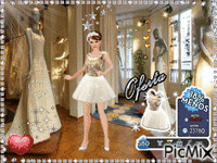 oferta vestido blanco - Ücretsiz animasyonlu GIF