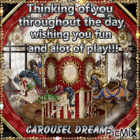 Carousel Dreams - GIF animado grátis
