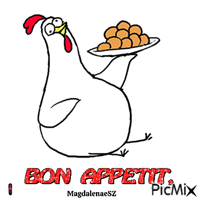 bon appetit animovaný GIF