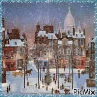 Montmartre - Vintage - Free animated GIF