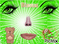 Bisous - GIF animado grátis