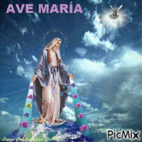 ave  maria - Бесплатный анимированный гифка