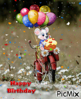birthday анимиран GIF