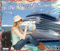 Bon Voyage - GIF animé gratuit