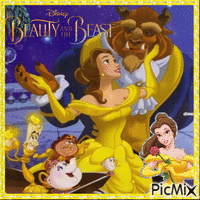 Beauty and the Beast - GIF animé gratuit
