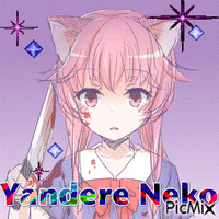 YANDERE NEKO - Безплатен анимиран GIF
