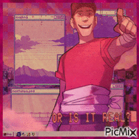 TF2 scout vaporwave - Free animated GIF