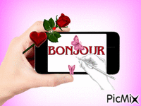 Bonjour - Ücretsiz animasyonlu GIF