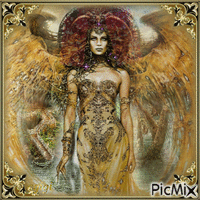fantasy art..angel animirani GIF