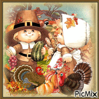 ..╠╣appy ..❤ "thanksgiving ❤ - GIF animé gratuit
