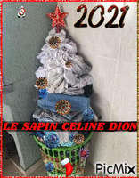 LE  SAPIN  DE  CELINE  DION... アニメーションGIF