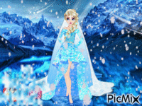 reine des neiges - GIF animado grátis