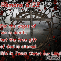 Romans 6:23 - GIF animasi gratis