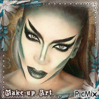 Make-up ART animerad GIF