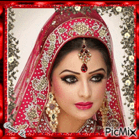 Indian Beauty - Bezmaksas animēts GIF