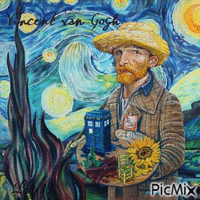 van Gogh GIF animado