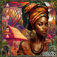 Africa - GIF animado grátis