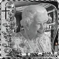 Tribute to the Queen of England - GIF animate gratis