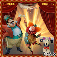 Clown puppeteer - Contest - GIF animé gratuit