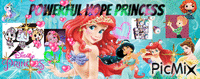 Cool sea princess GIF animado
