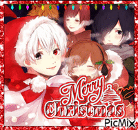 Tokyo Ghoul: Merry Christmas - GIF animado gratis