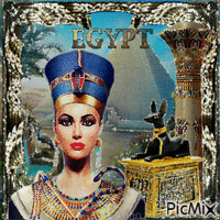 Ägyptische Frau - Gratis animerad GIF