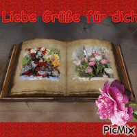 liebe Grüße - Zdarma animovaný GIF