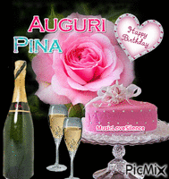 auguri pina happy birthday - Free animated GIF