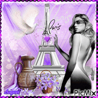 Paris en paix - Безплатен анимиран GIF