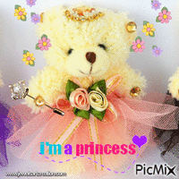 Princess Bear κινούμενο GIF