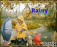Rainy day GIF animé