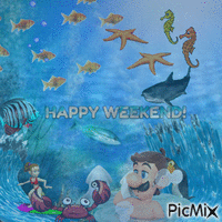 Happy Weekend! アニメーションGIF