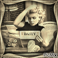 News - Vintage animovaný GIF