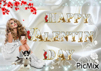 Happy St Valentin's Day - GIF animado gratis
