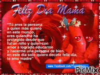 Feliz dia mama - Бесплатный анимированный гифка