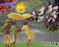 Esik az eső GIF animé
