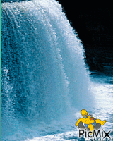 waterfall GIF animé