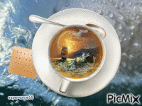 Storm in a teacup - GIF animado gratis