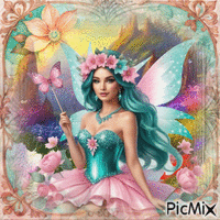 ...fairy and her magic wand Gif Animado