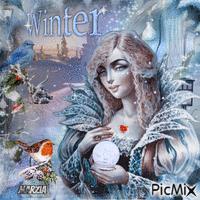 fantasia invernale - GIF animé gratuit