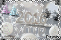 Happy New Year ~~ ستة جديدة سعيدة - GIF animado grátis
